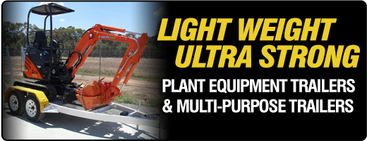 Light Weight, Ultra Strong Car Trailers and Plant Equipment Trailers